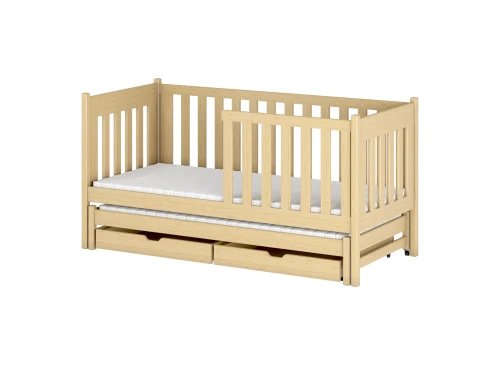KAJA 90x200 grenen uitschuifbaar tweepersoonsbed Lano Meubels