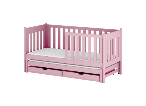 KAJA 90x190 roze uitschuifbaar tweepersoonsbed Lano Meubels