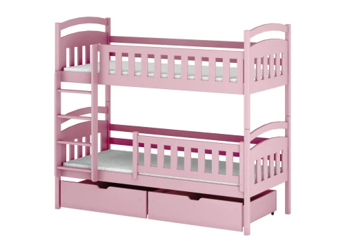 IGNAŚ 90x180 roze stapelbed Lano Meubels