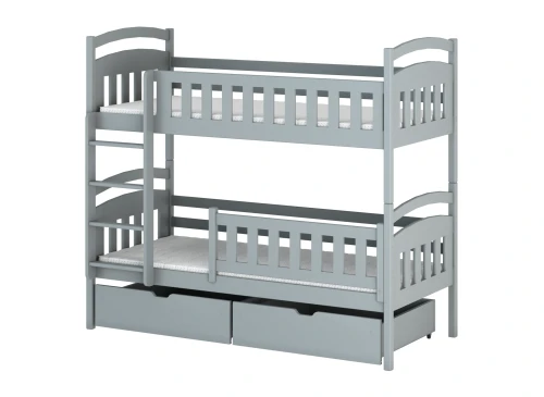 IGNAŚ 90x190 asgrijs stapelbed Lano Meubels