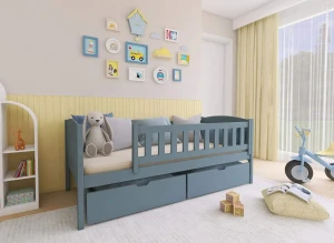 GUCIO 90x180 asgrijs eenpersoons kinderbed Lano Meubels