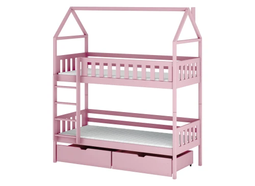 GAJA 80x170 roze stapelbed Lano Meubels