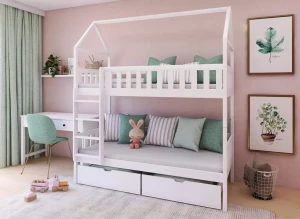 GAJA 80x180 grafiet stapelbed Lano Meubels