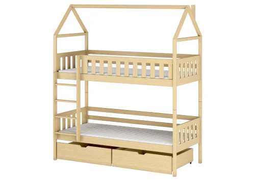 GAJA 90x200 grenen stapelbed Lano Meubels