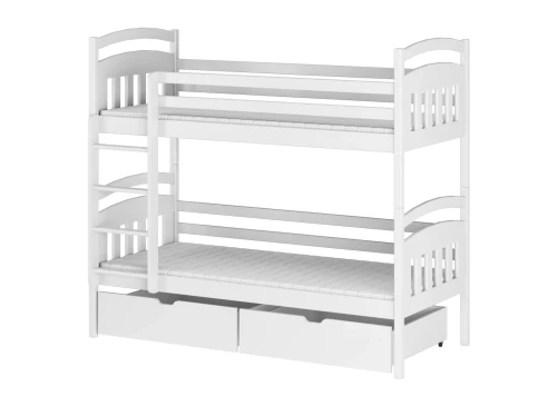 GABI 80x190 wit stapelbed Lano Meubels