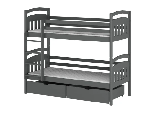 GABI 90x190 grafiet stapelbed Lano Meubels