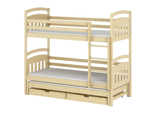 ALAN 80x190 grenen stapelbed Lano Meubels