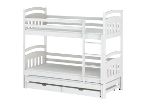 ALAN 90x200 wit stapelbed Lano Meubels