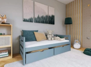 ERGO 90x190 grijs eenpersoons kinderbed Lano Meubels