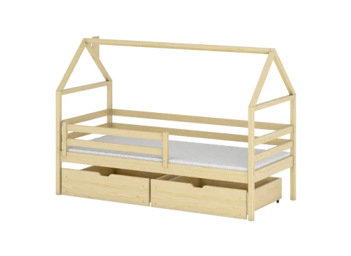 ARON 90x190 grenen eenpersoons kinderbed huisje Lano Meubels