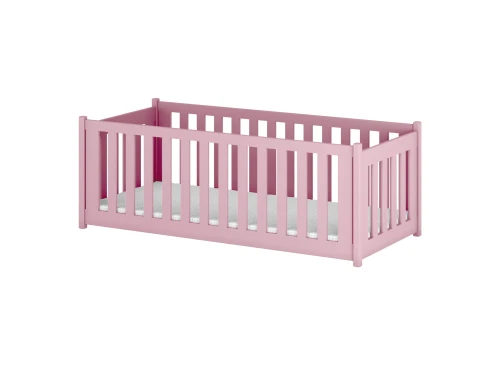 CONCEPT 90x190 roze Montessori vloerbed voor kinderen Lano Meubels