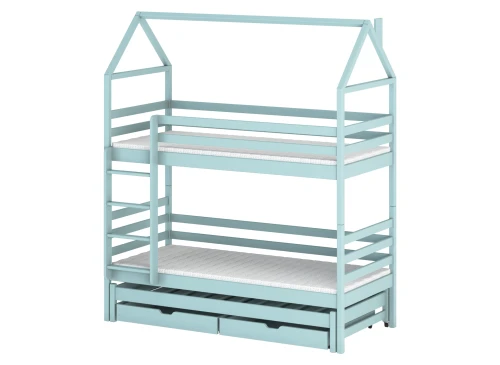 DALIA 90x180 blauw huisjesbed Lano Meubels