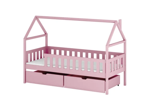 DOMI 80x160 roze eenpersoons kinderbed Lano Meubels