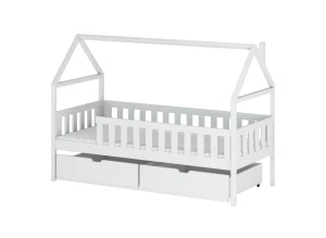 DOMI 80x180 wit eenpersoons kinderbed Lano Meubels