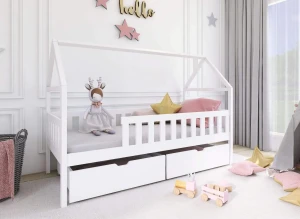 DOMI 80x190 wit eenpersoons kinderbed Lano Meubels