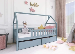 DOMI 90x180 grijs eenpersoons kinderbed Lano Meubels
