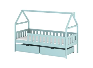 DOMI 90x200 blauw eenpersoons kinderbed Lano Meubels