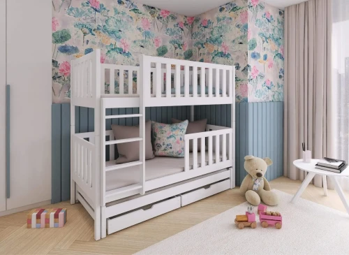 LEA 90x190 wit stapelbed Lano Meubels