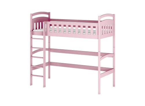 MIA 80x190 roze eenpersoons hoogslaper Lano Meubels