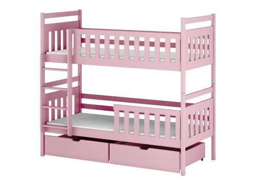 MONIKA 80x190 roze stapelbed Lano Meubels