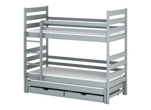 TOMI 90x190 grijs stapelbed Lano Meubels