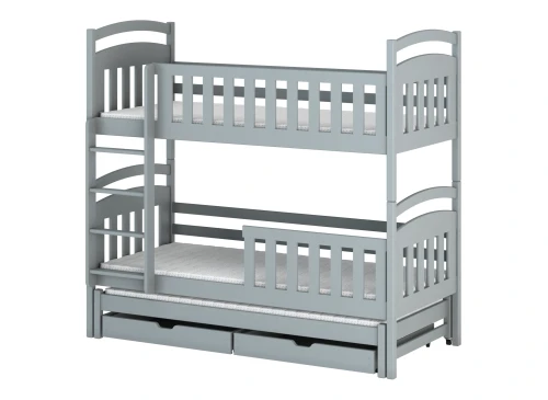 VIKI 90x190 grijs stapelbed Lano Meubels