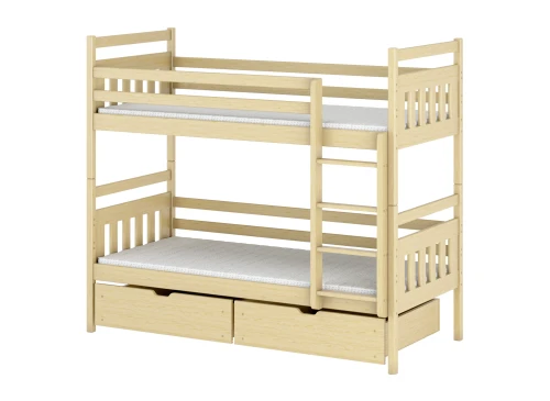 ADAŚ 90x200 grenen stapelbed Lano Meubels