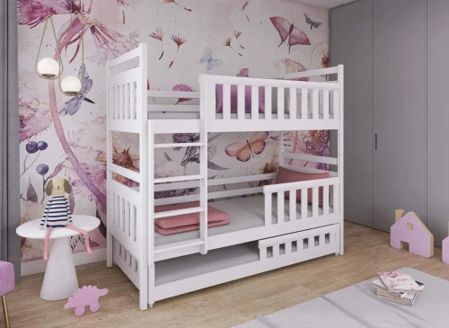 OLIWIA 80x180 wit stapelbed Lano Meubels