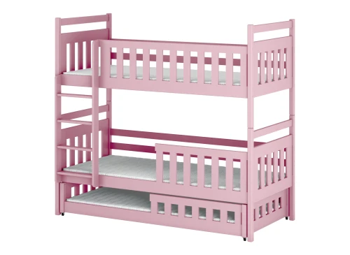 OLIWIA 90x190 roze stapelbed Lano Meubels