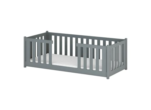 FERO 80x190 grijs Montessori vloerbed voor kinderen Lano Meubels