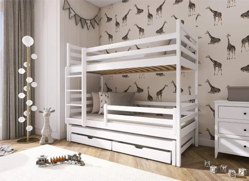 LUK 80x170 grafiet stapelbed Lano Meubels