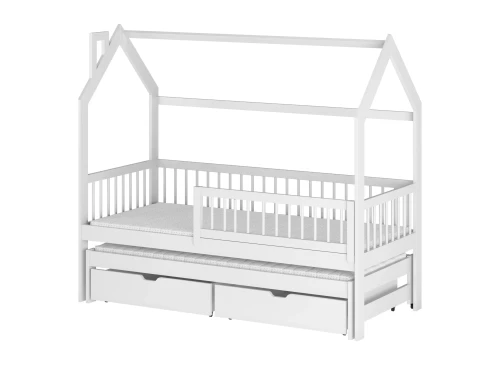 PAPI 90x180 wit kinderbed huisbed Lano Meubels
