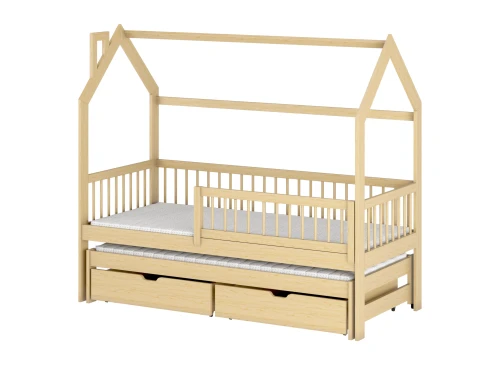 PAPI 90x180 grenen kinderbed huisbed Lano Meubels
