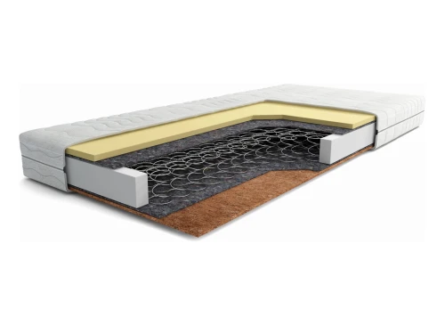 POLLO 80x150 medium hard 14 cm veer thermo-elastisch bonell met kokos matras Lano Meubels