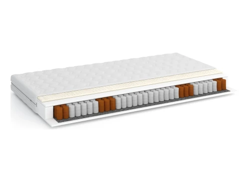 VIVA 130x200 middelhard 19 cm pocketveringmatras met latex inzet Lano Meubels