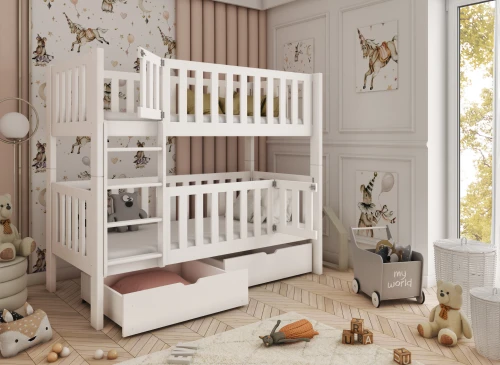 KSAWERY 80x180 wit stapelbed Lano Meubels