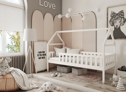 DOMI 90x180 wit eenpersoons kinderbed Lano Meubels