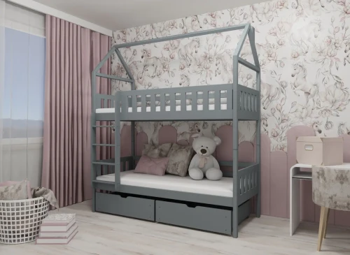 GAJA 80x170 grijs stapelbed Lano Meubels