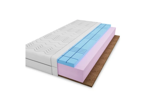MALIA 120x190 middelhard 15 cm schuim-kokosmatras Lano Meubels
