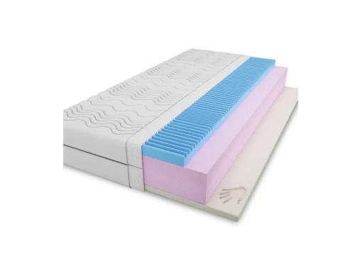 TEBE 80x180 medium hard 17 cm schuim met visco schuim matras Lano Meubels