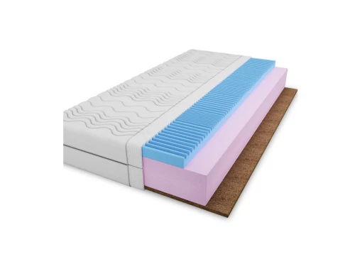 ROYAL 90x170 medium hard 15 cm schuim-kokos matras Lano Meubels