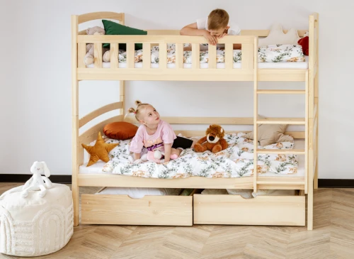 IGNAŚ 90x200 grenen stapelbed Lano Meubels