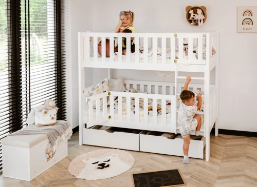 KSAWERY 80x180 wit stapelbed Lano Meubels