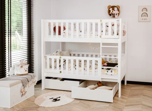 KSAWERY 80x180 wit stapelbed Lano Meubels