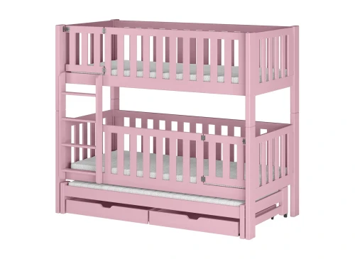 AGATHA 80x180 roze stapelbed Lano Meubels