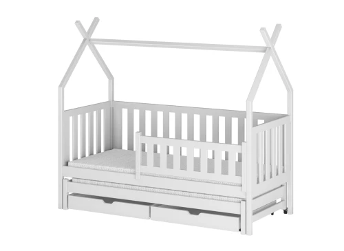 TYTUS 90x190 wit uitschuifbaar tipi tweepersoonsbed Lano Meubels