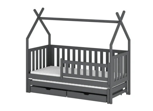 TYTUS 90x200 grafiet uitschuifbaar tipi tweepersoonsbed Lano Meubels