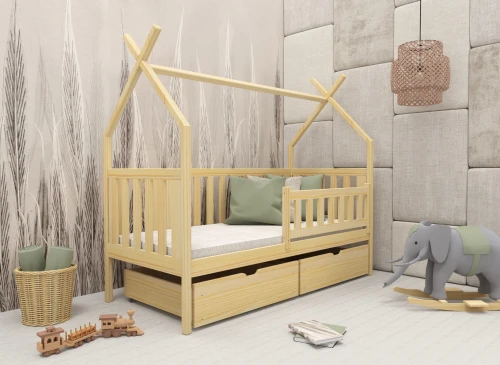 SIMBA 90x200 grenen eenpersoons kinderbed tipi Lano Meubels