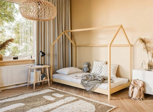 LUCKY 80x180 grenen Montessori vloerbed voor kinderen huisbed Lano Meubels