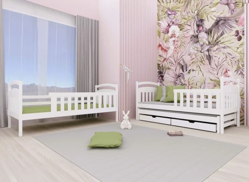 VIKI 80x190 roze stapelbed Lano Meubels